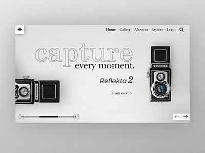 Capture challenge experiment landing page ui ui design user interface ux ux design web design web ui webpage design