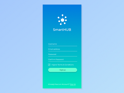 Signup Mobile App app design figma logo typography ui vector