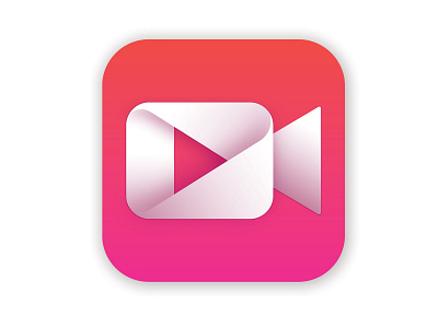 Video Icon app icon design graphic art graphic design icon icon design ui vector vector art