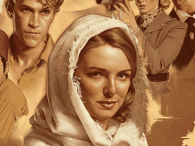 Stargate Origins illustration retro vintage