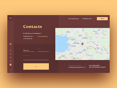 Massiv Contacts 2019 trends branding clean design ecommerce illustration minimal promo typography ui ux web