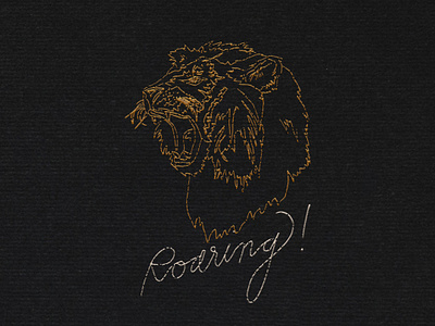 roaring adventure logo branding branding concept colorado design hand drawing hand drawn hand drawn font hand script hand typography lion outdoor advertising typography