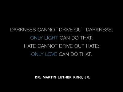 Remembering Dr. MLK Jr. minimal mlk quote typography