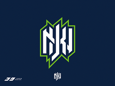 NJX Monogram brand branding esports gaming identity logo monogram sports symbol