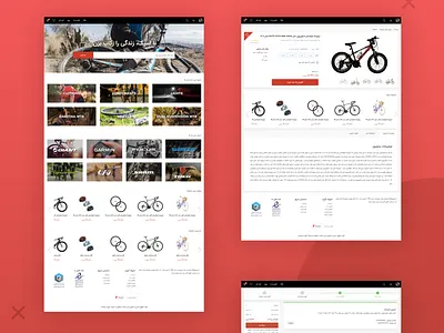 Bicycle Shop UI Design adobe photoshop bicycle shop illustrator shop shop design sketch ui ui design