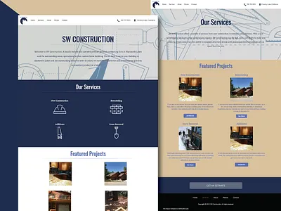 SW Construction Website design ui design website websitedesign