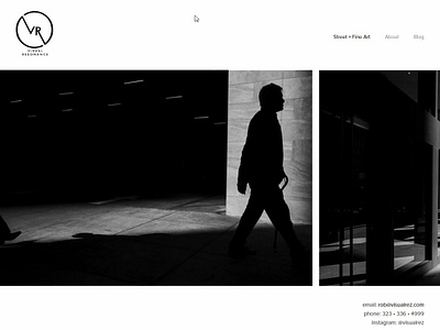 Visual Resonance Portfolio design fine art monochrome photographer photography photography portfolio portfolio