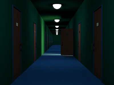 Rooms 3d cinema4d color
