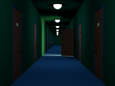 Rooms 3d cinema4d color