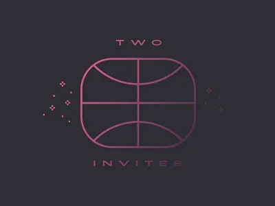 Invites! 2 2 invites branding dribbble giveaway illustration invites logo