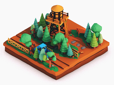 Farm Life vol.3 c4d farm field illustrator isometric render