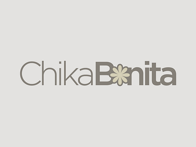 ChikaBonita branding letter art logo typography