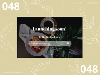 Daily UI 048 - Coming Soon coming soon daily ui daily ui 048 dailyui design illustration