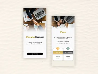 Business App Mockup business app design mobile app ui ui ux user interface