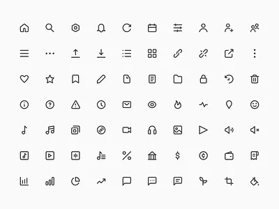 Music and Payments Icon Set finance icon set iconography icons illustration money music ui