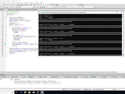 The Program In Fig Illustrates The Use Of Continue Statement c c porgrammer c programming code coding program programmer programming