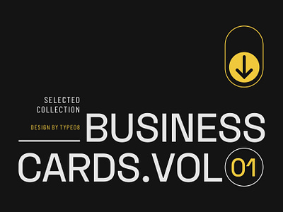 Business Cards Vol01 brand branding business card collection identitiy logo print selection stationery