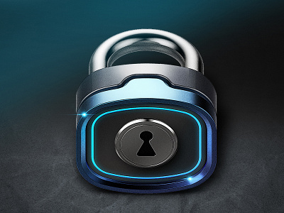 Icon Lock 3d design icon photoshop