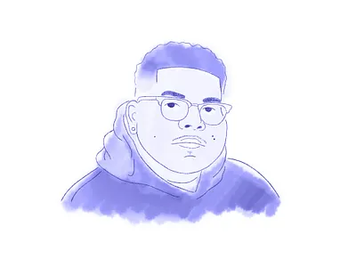 Self Portrait design drawing graphic design illustration ipad pro lookin like a snack portrait procreate watercolor