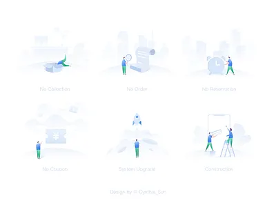 Default Page default page design emotional design flat／illustrations／ui／design／ illustration ui 平插图 ui 设计