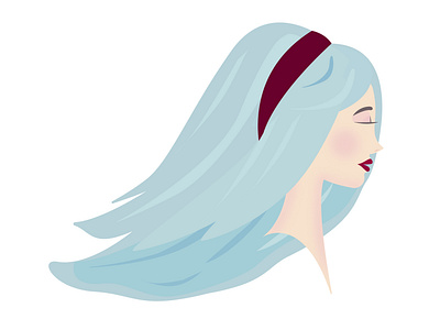 Frozen design frozen girl illustration vector