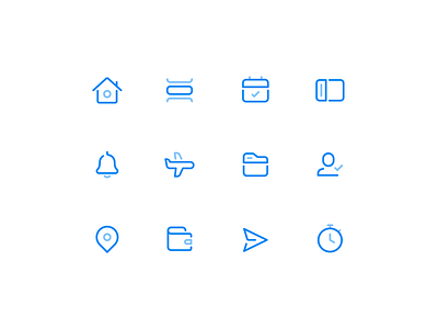 RotaCloud Icon Set design employee scheduling graphic design graphics icon icon icons illustrator rota rotas ui vector