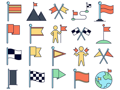 Flags Vector Freebie Icons Set flags free freebie graphics icons typography vector