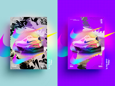 ♥Nike Me! adobe art collage collageart color gradient illustration love nike nike air max photoshop poster posterdesign retro swiss texture trainers type typography vector