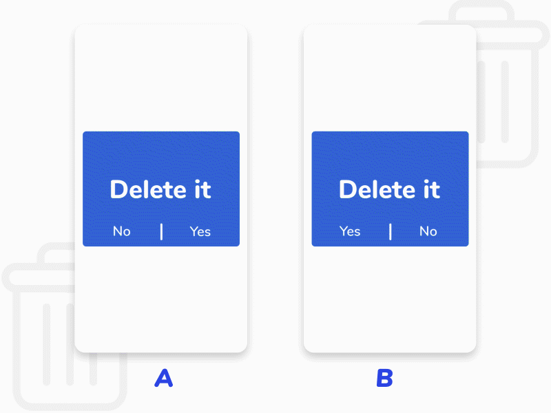 User Experience for Delete after effect delete flat motion ui user experience user interface ux