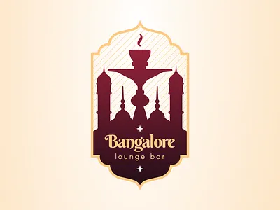 Bangalore Lounge Bar bar hookah india logo lounge narguile