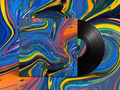 Anthography - Album Cover abstract album album art album artwork album cover album cover design calm cloud color design flower geometry gradiant illustration kev andré perrin light medusa neon space vector