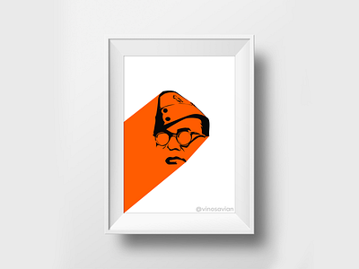 Subhas Chandra Bose vector branding design graphic icon illustration logo vector