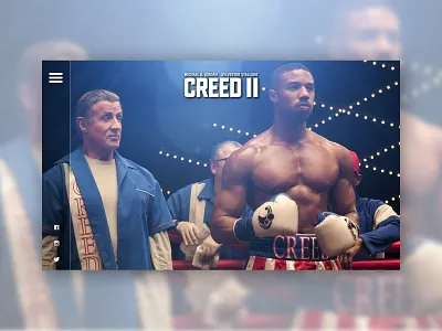 CREED 2 - UI/UX Concept - Home creed design ui ux web