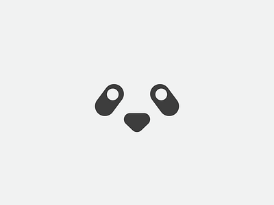 PNDA - Logomark black and white clean flat illustrator logo logo a day logo design logomark logomarks minimal minimalism minimalist modern panda panda logo pandas simple simple clean interface vector wwf