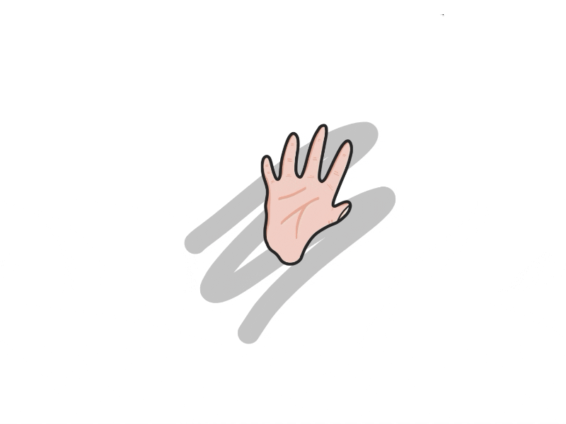 Hello - Wave animation flinto hello vector