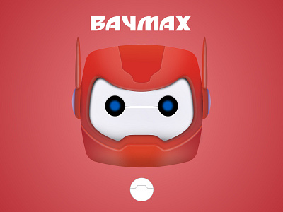 Hello, I'm Baymax! baymax challenge daily daily challange design drawing illustration illustrator squarish vector