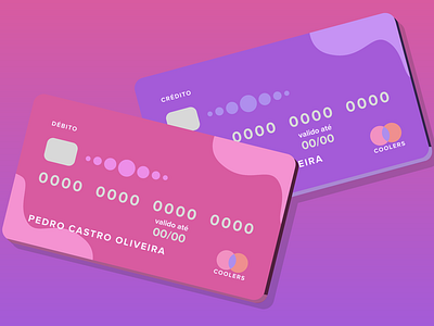 Creditcard Flat Design app branding design flat illustration logo mockup design typography ui ux vector web