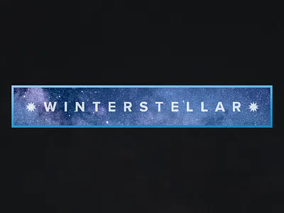 * winterstellar * logo naming wordmark