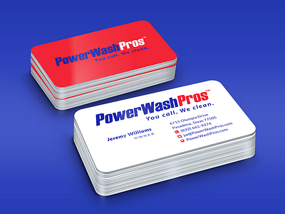 Power Wash Pros Business Card