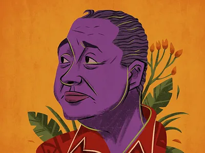 Teofilo Chantré design illustration musicians portrait portrait illustration