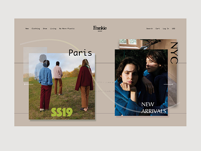 The Frankie Shop dailyui fashion sketch uidesign webdeisgn