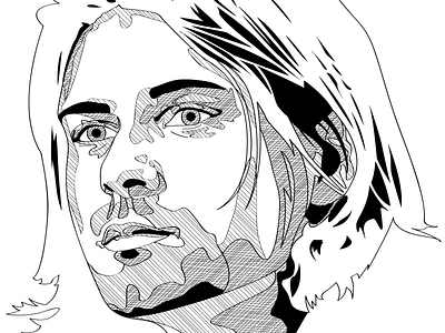Kurt Cobain illustration kurt cobain nirvana vector
