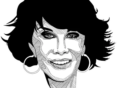 Joan Rivers illustration joan rivers vector