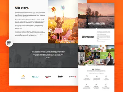 V Strategies Website design services story video production web website wordpress