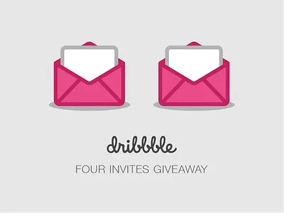 Dribbble invites dribbble invite giveaway dribbble invites vector