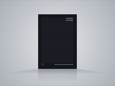 Theory of ZERO design illustration typography vector