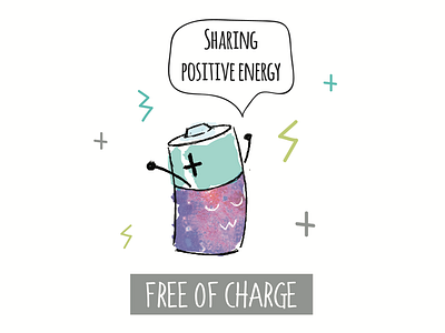 Positive Vibes cute graphic design uwu