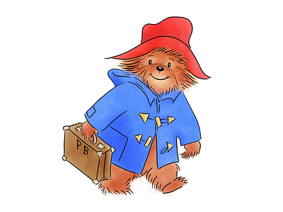 Please look after this bear, thank you. illustration ipadpro paddington paddingtonbear procreate