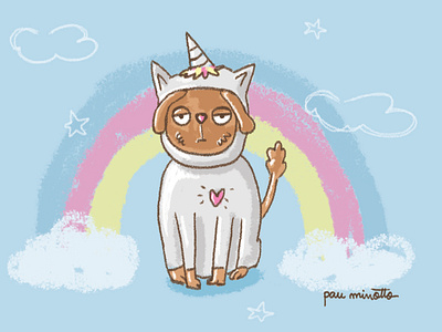 Dognicorn calendar calendario character concept creative digital art dog dognicorn draw illustration unicorn