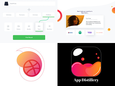 2018:Recap ai app best card curve diversity dribbble gradient icon illustration liquid machinelearning marketing metric new year node podcast shot sticker ui